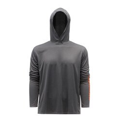 Grundens Tough Sun Hoodie Men's in Anchor